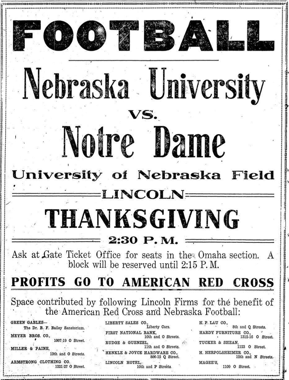 Thanksgiving announcement